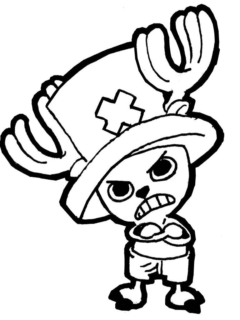 Printable Tony Tony Chopper Coloring Pages Anime Coloring Pages