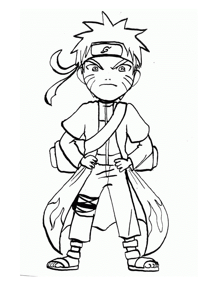 Naruto Manga Coloring Pages