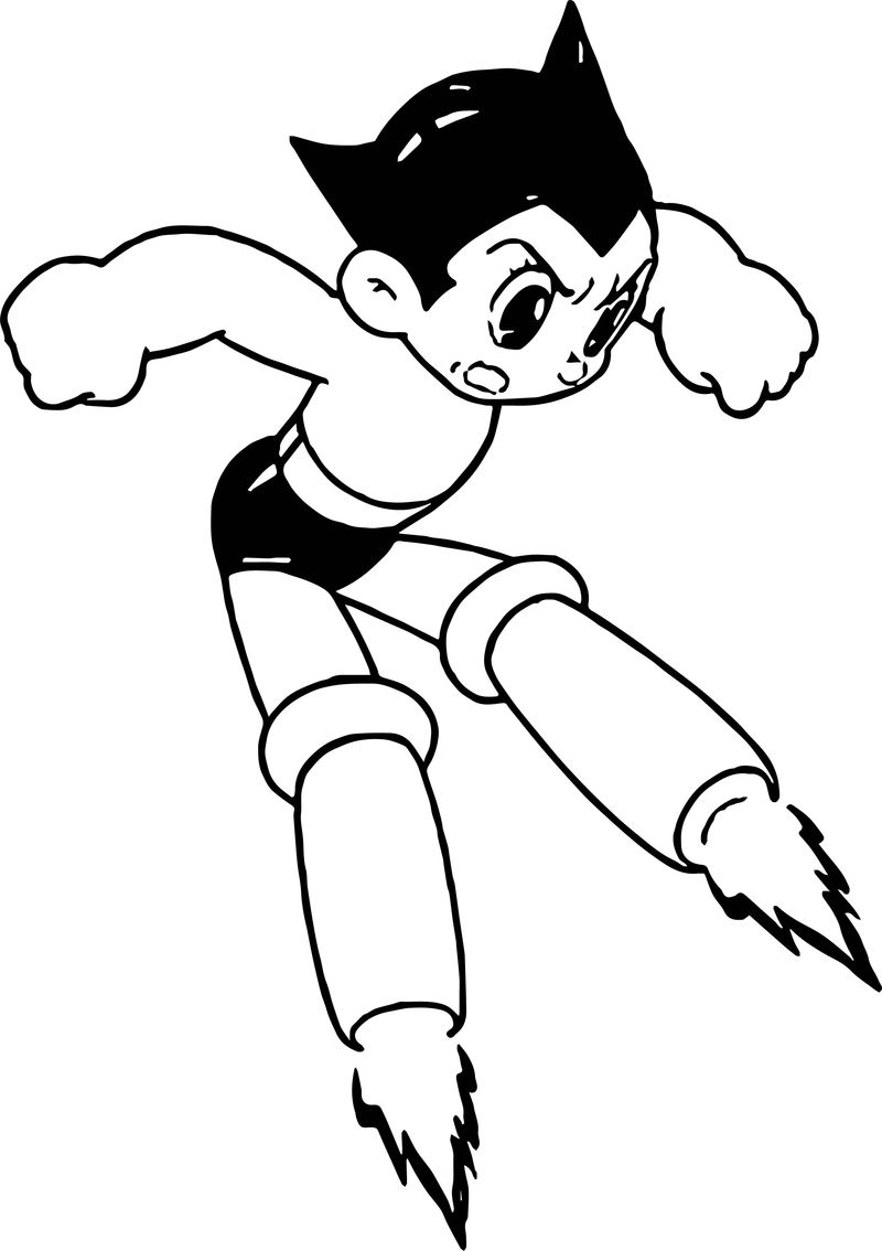 Baby Astro Boy Flying