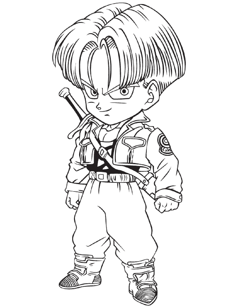 Printable Trunks Coloring Pages