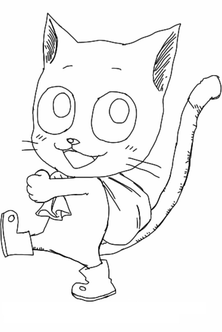 Fairy Tail Happy Cat
