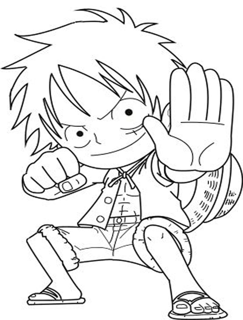 Printable Luffy Coloring Pages Anime Coloring Pages