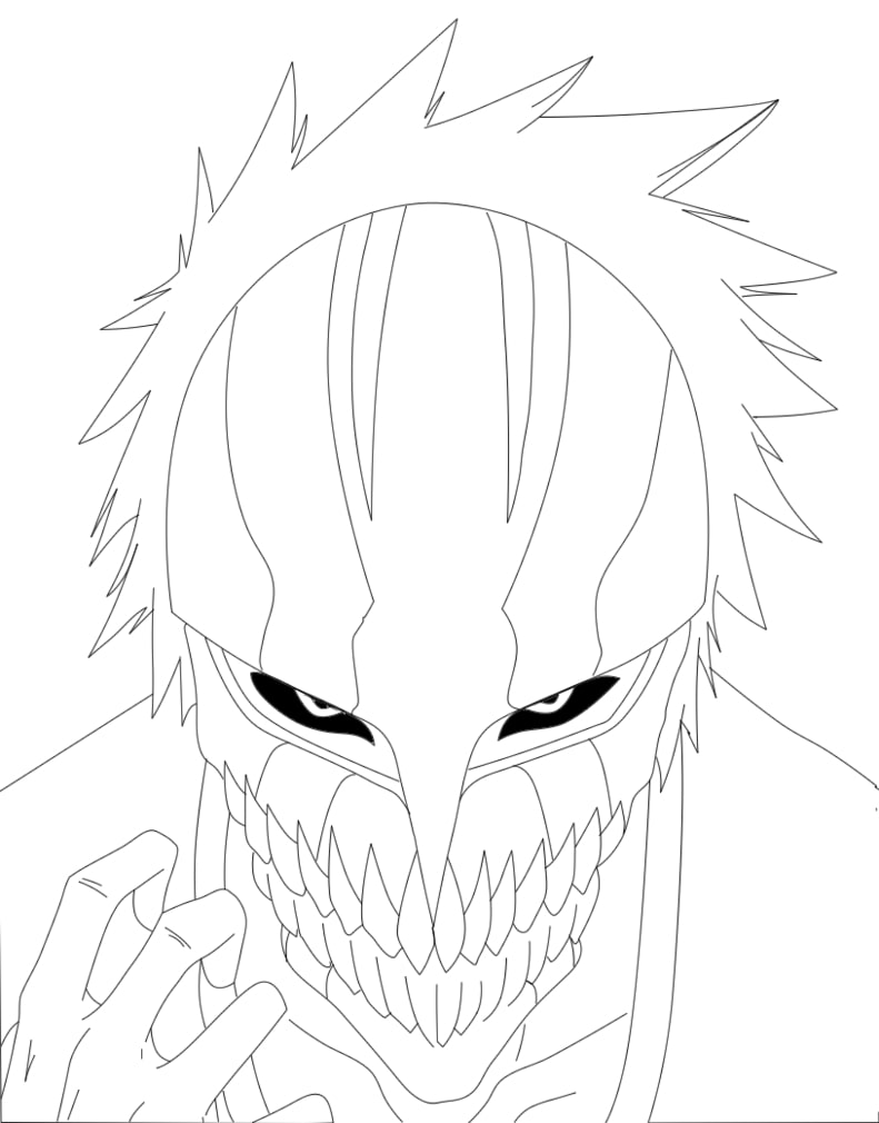 Bleach Ichigo Coloring Pages Reinanco Desenhos Para Colorir Porn Sex