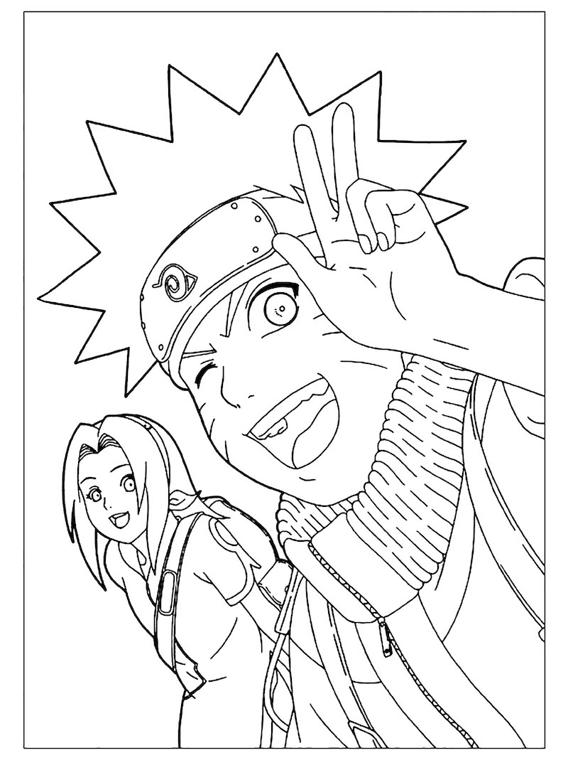 Naruto coloring page | Free Printable Coloring Pages