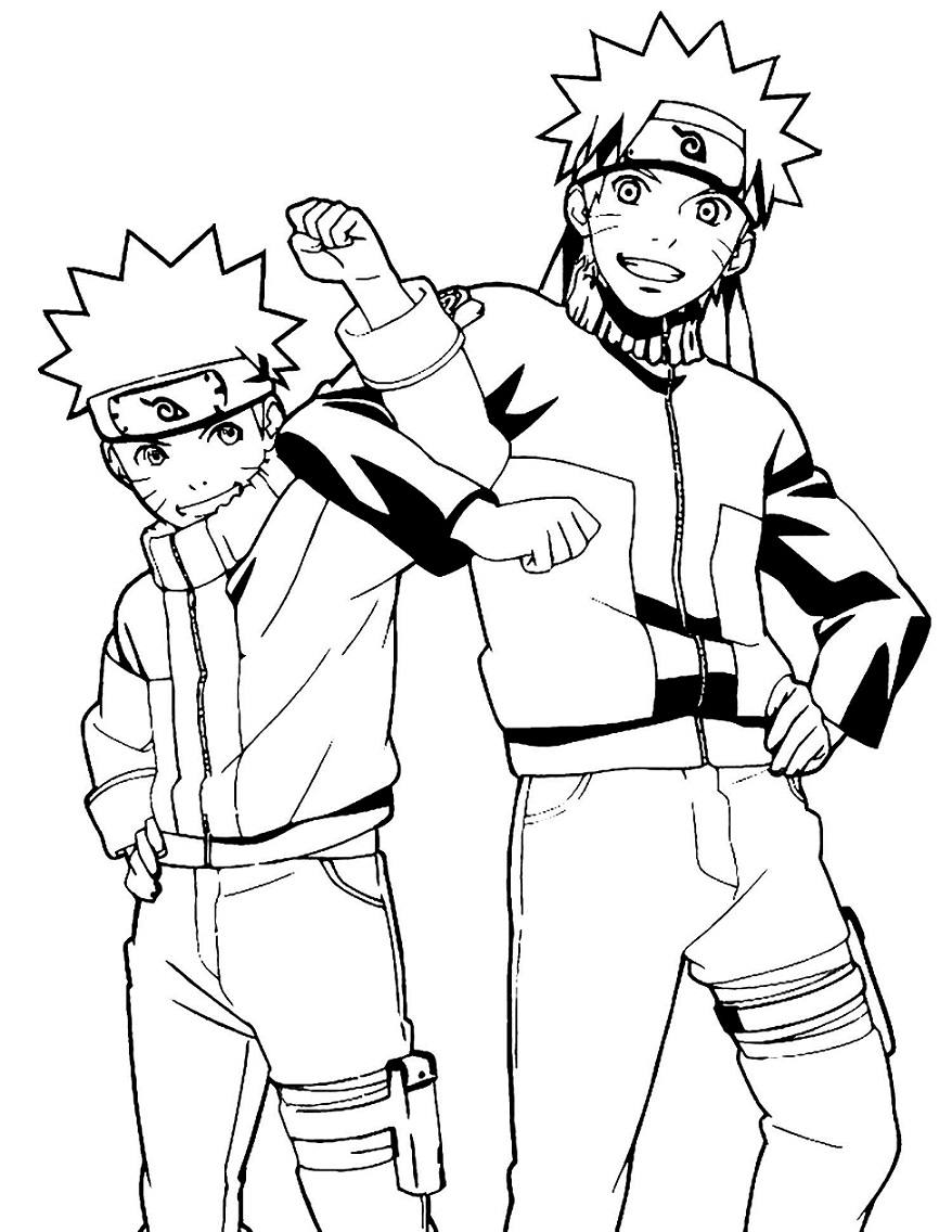 Chibi Naruto Coloring Page Anime Coloring Pages