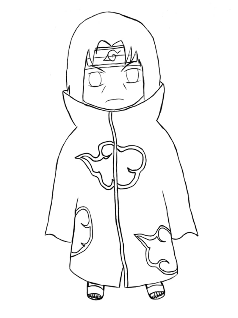 itachi coloring page ideas ready for download