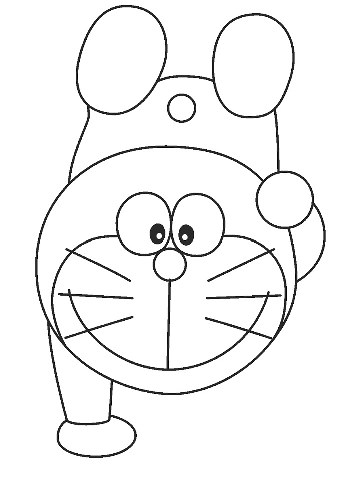 Doraemon 7 Coloring Page - Anime Coloring Pages