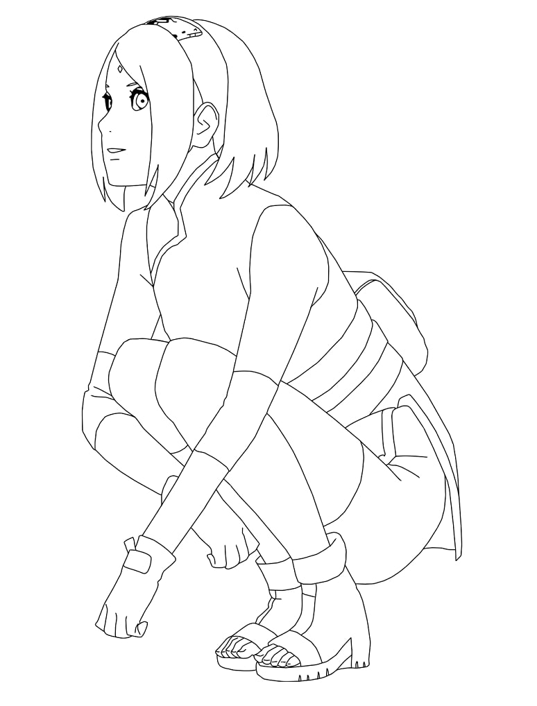 Sakura Haruno para Colorir