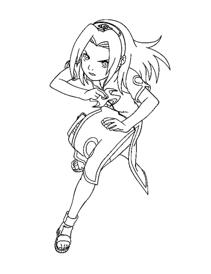 Sakura Haruno Running