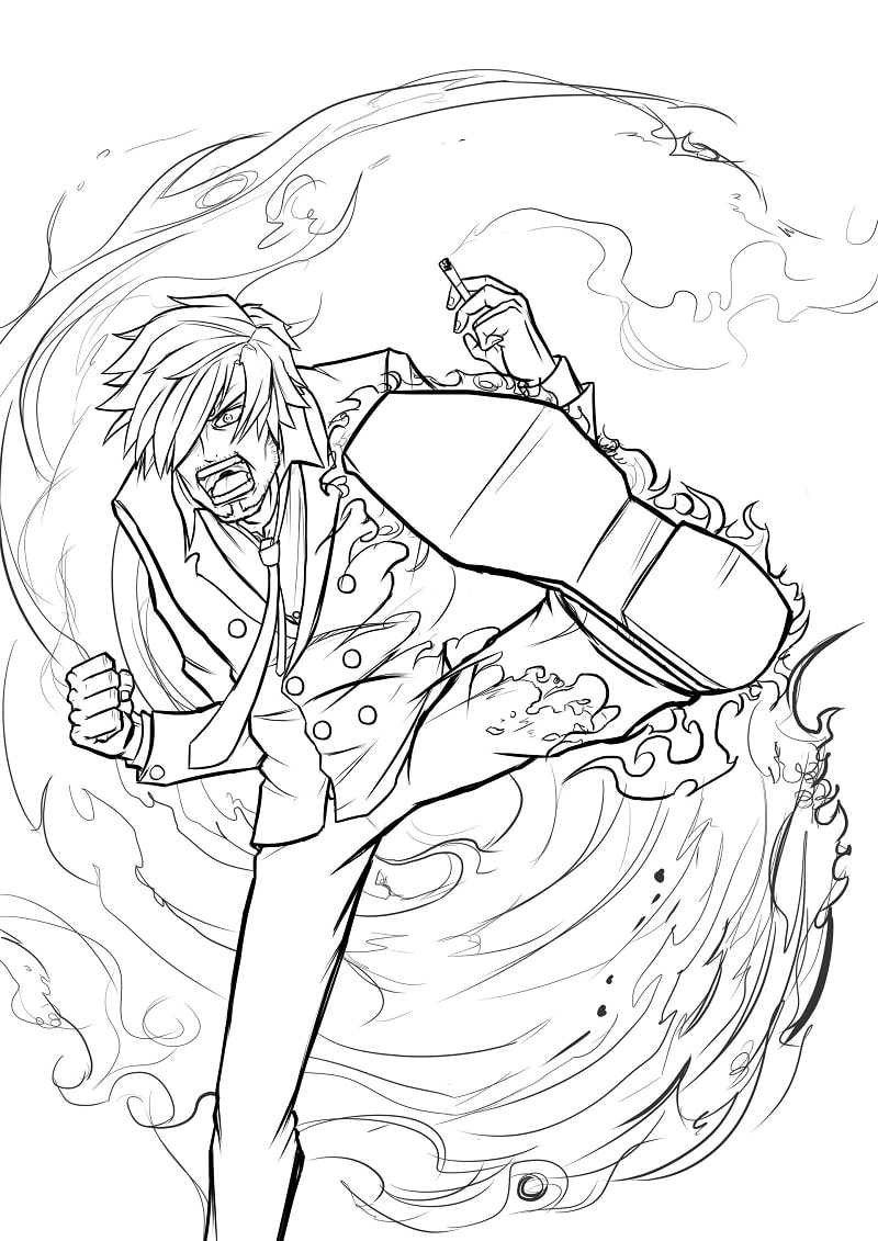 Printable Vinsmoke Sanji Coloring Pages Anime Colorin Vrogue co