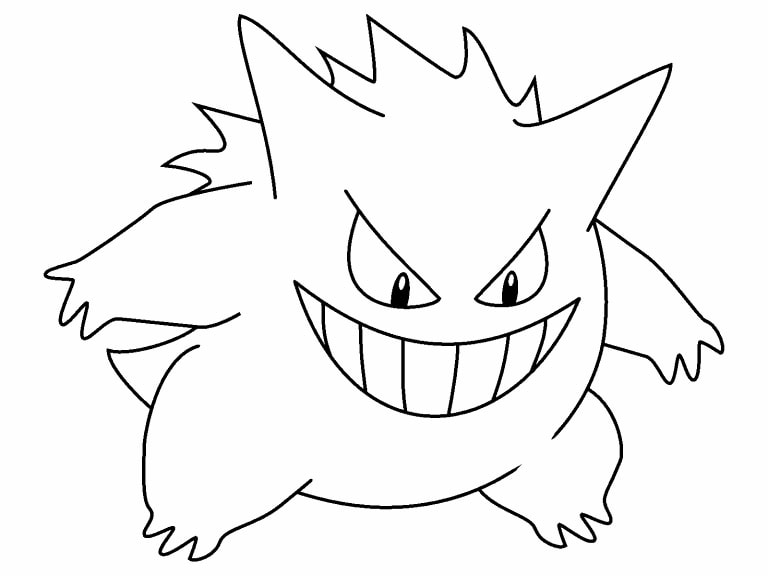 Haunter coloring page  Free Printable Coloring Pages