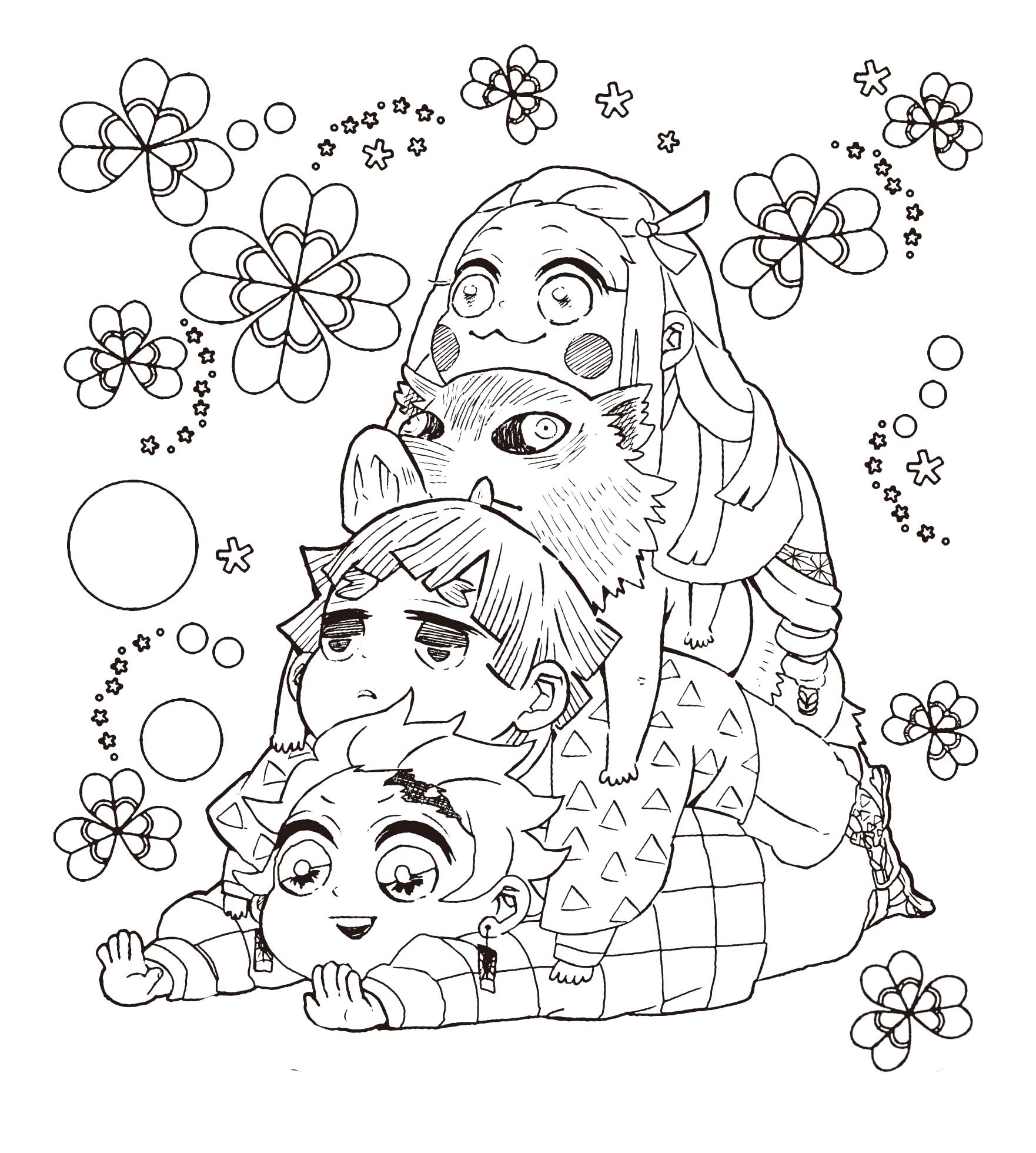 printable zenitsu agatsuma coloring pages anime coloring pages
