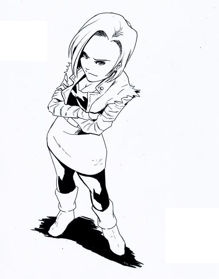 android 18 from dbz