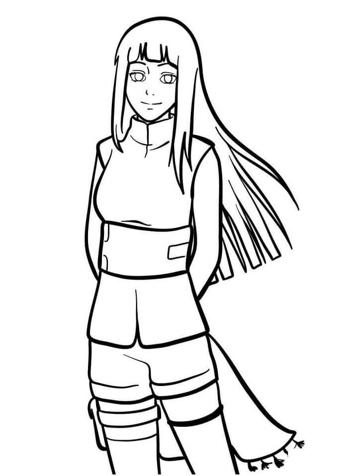 Hyuga Hinata Coloring Pages - Coloring Pages For Kids And Adults in 2023