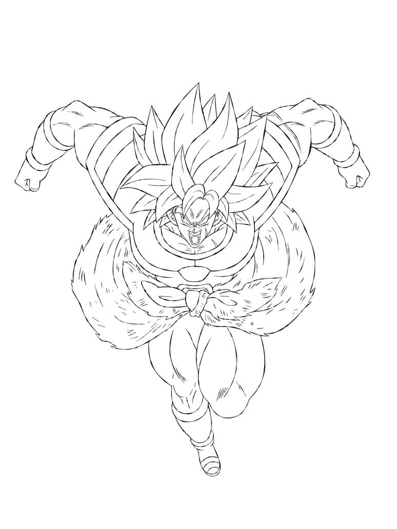 broly attacking
