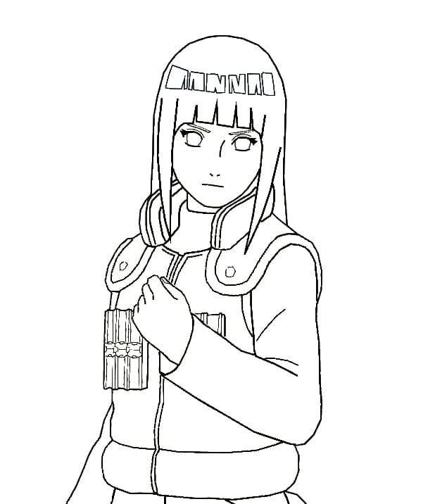 cool hyoga hinata Coloring Page - Anime Coloring Pages