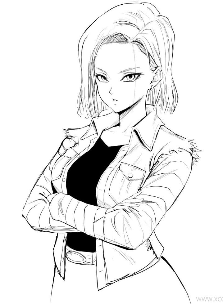 dragon ball z android 18