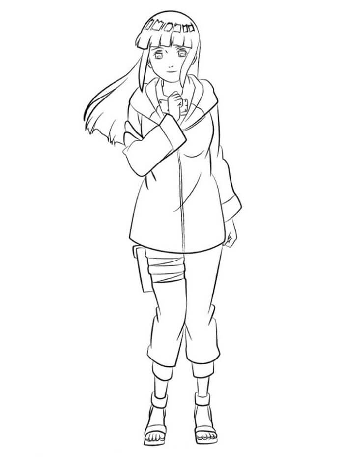 Hinata Hyuga coloring page - Coloring pages 🎨