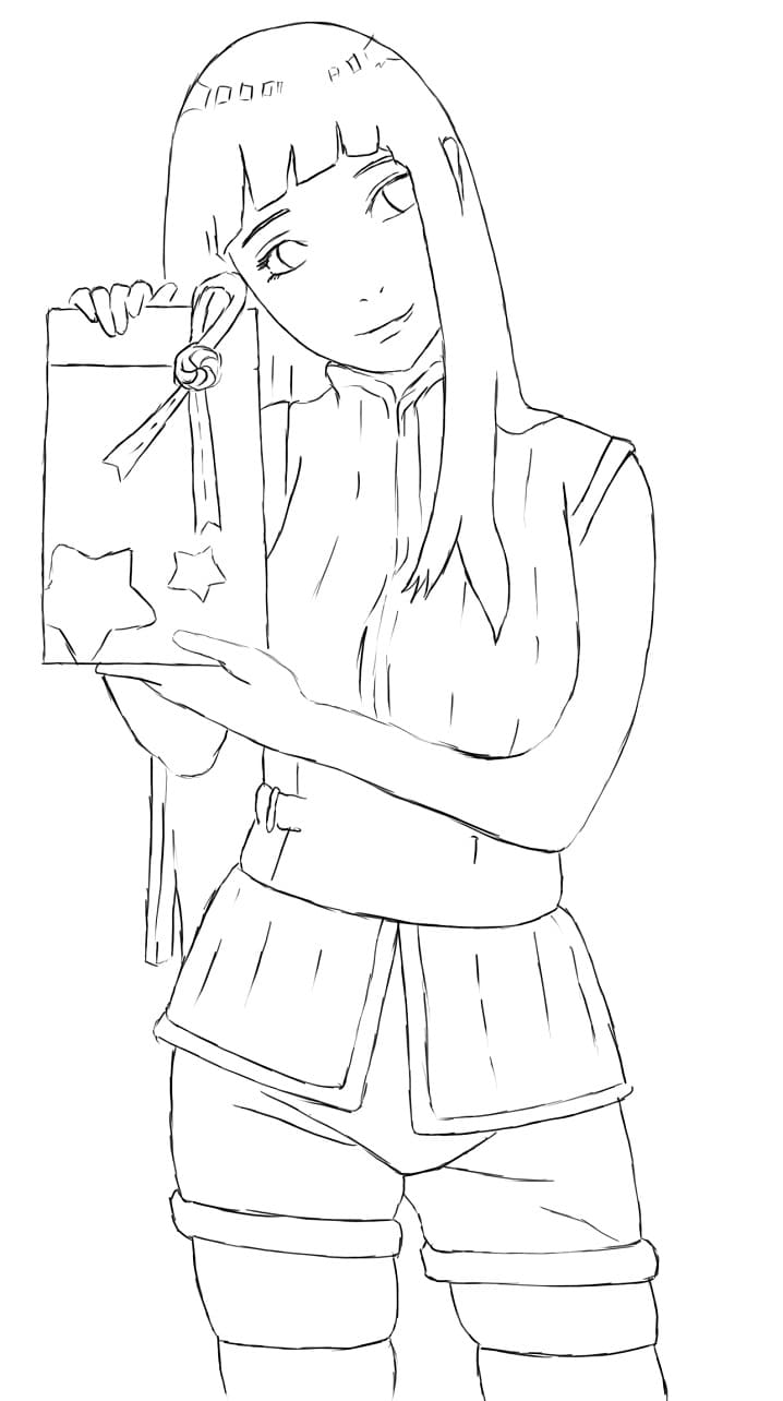 Hinata Hyuga coloring pages - Printable coloring pages