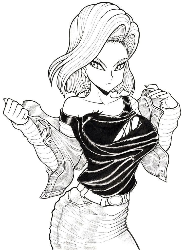 sexy android 18