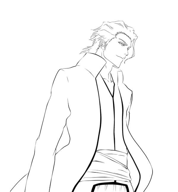 aizen is smiling