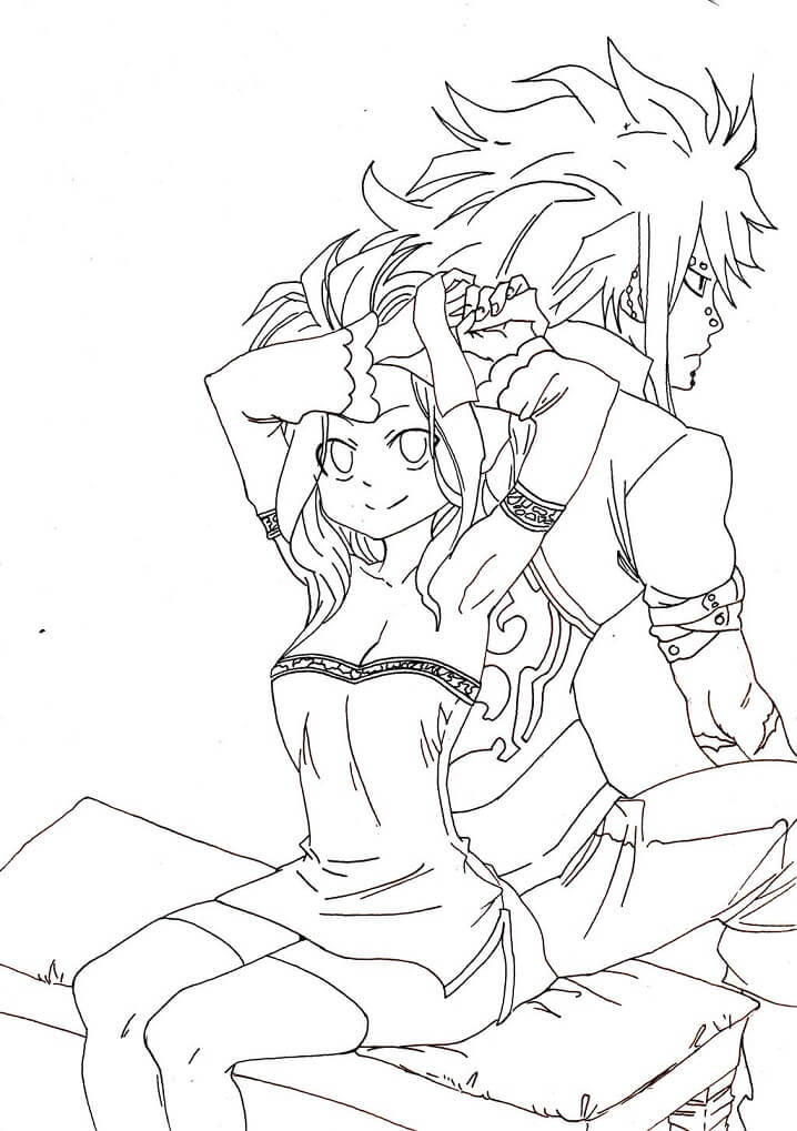 gajeel with levy
