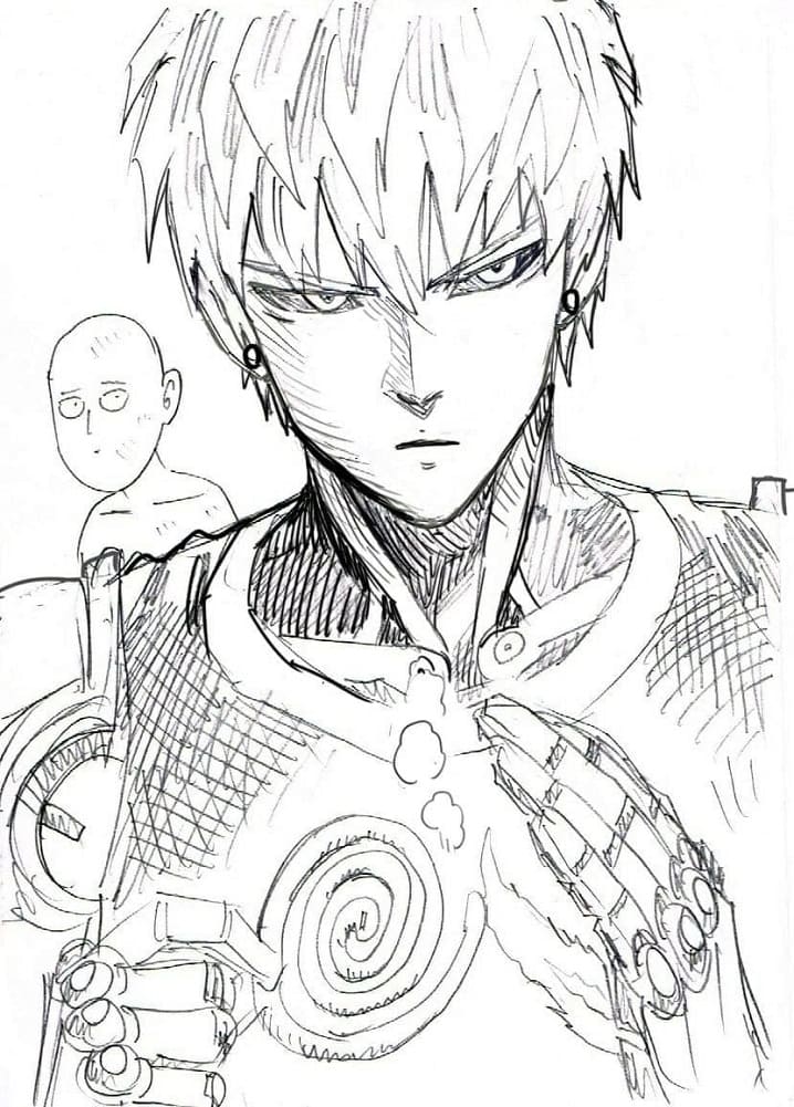 Genos Fresh In The Sea coloring page