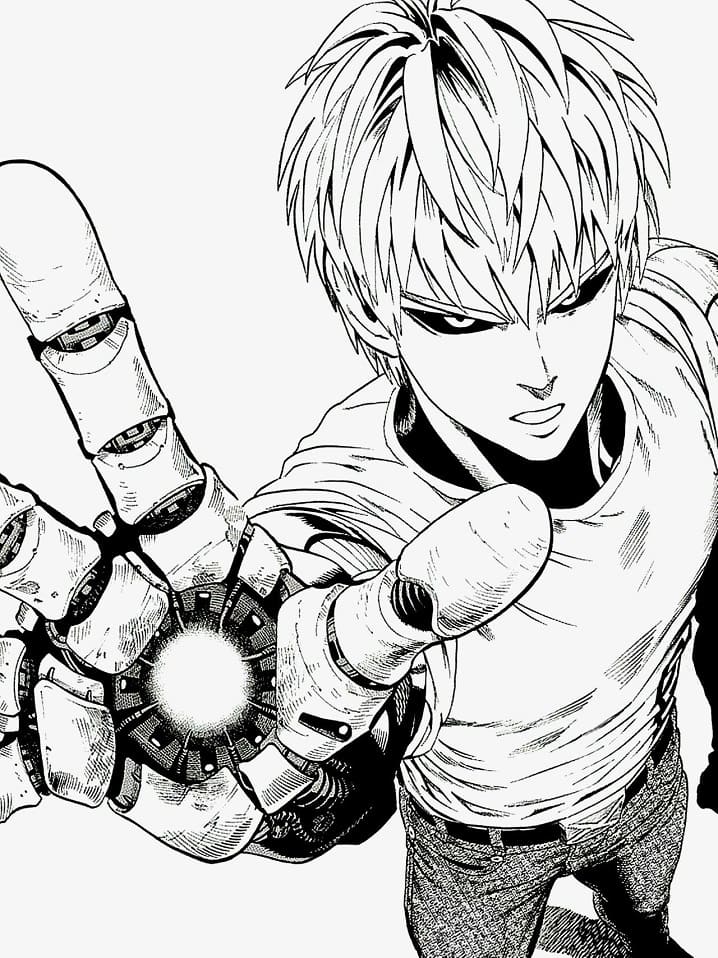 genos is angry
