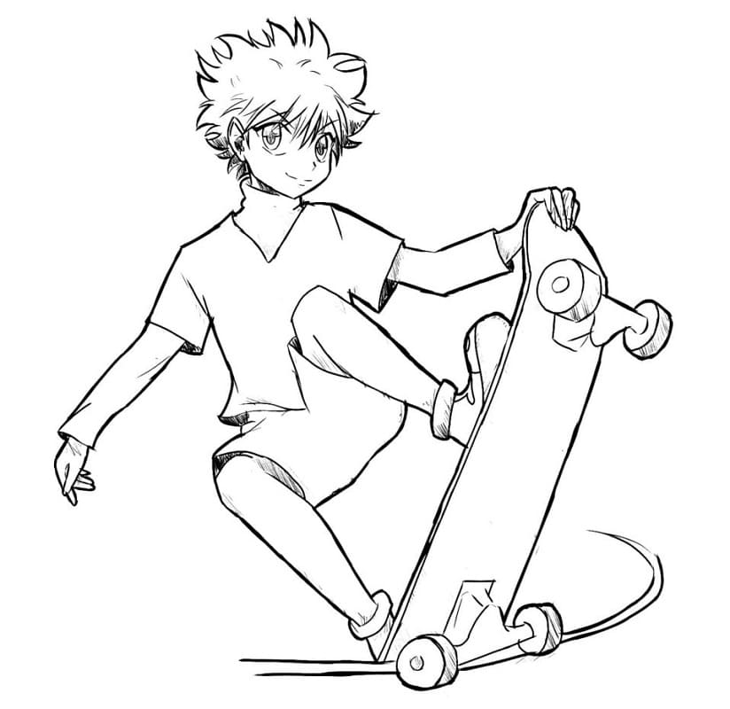 killua skateboard