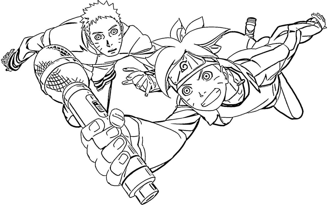 Boruto Awesome coloring page