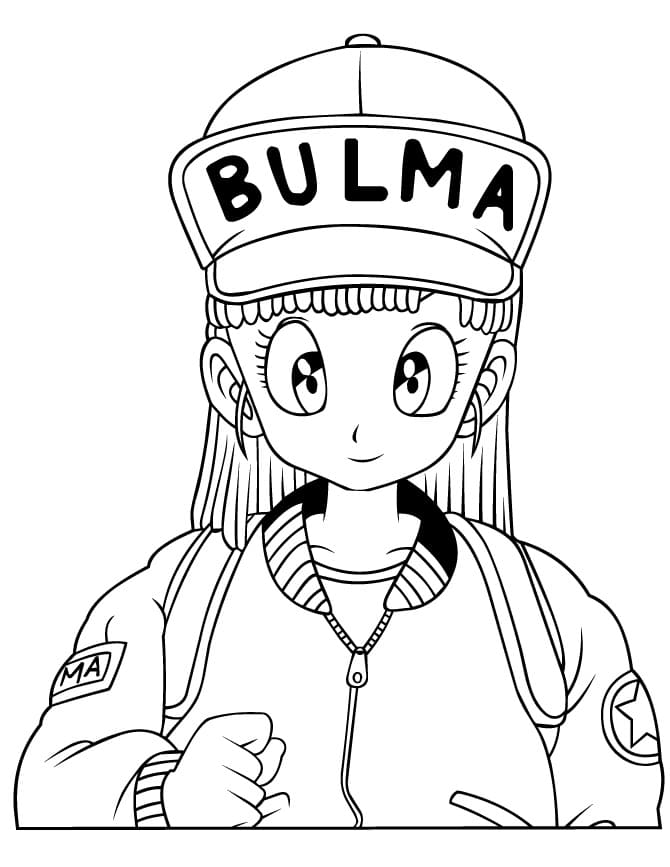 Printable Bulma Coloring Pages