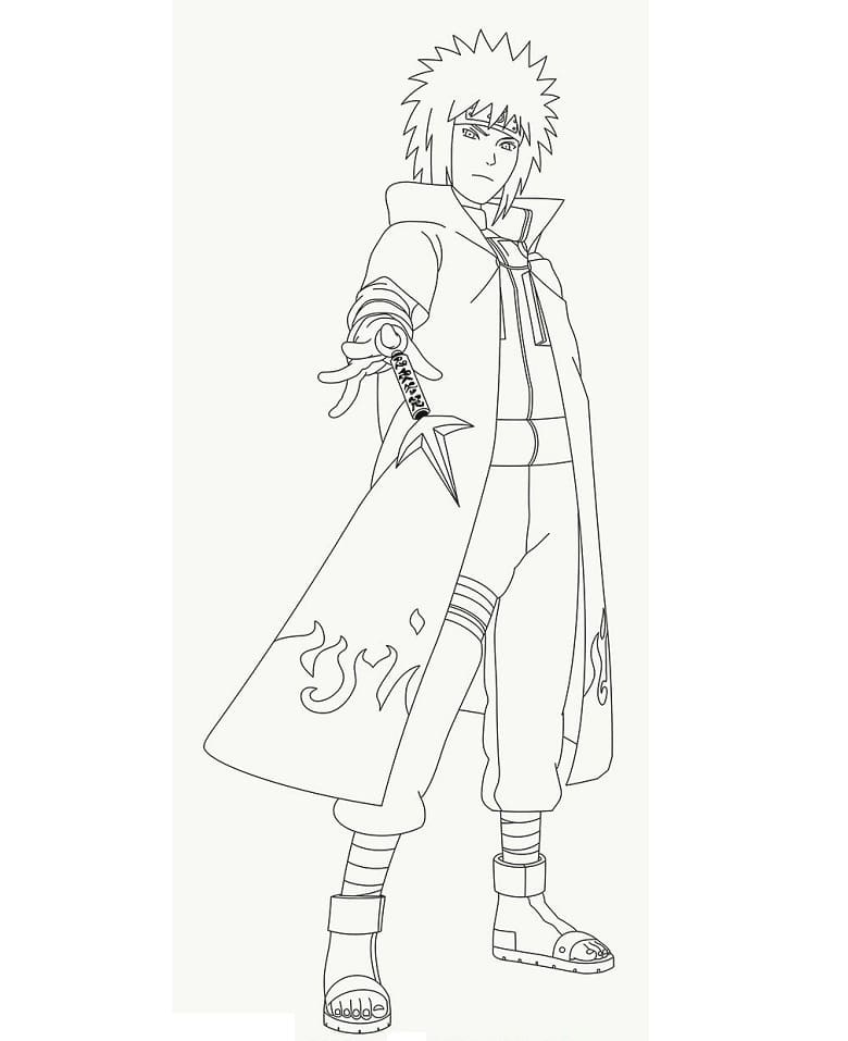 Minato Coloring Pages Printable