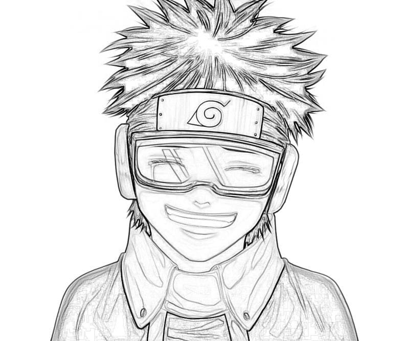 obito is smiling