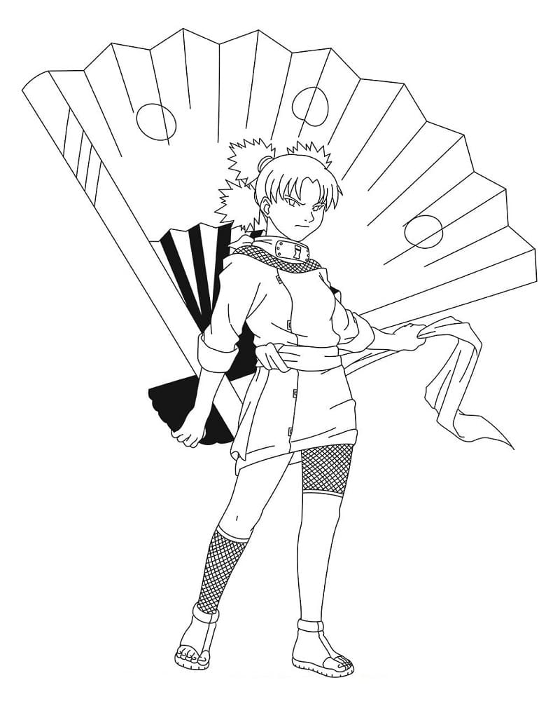 Coloring page - Temari