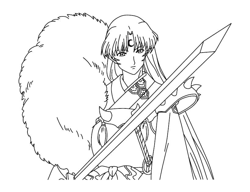 sesshomaru with sword