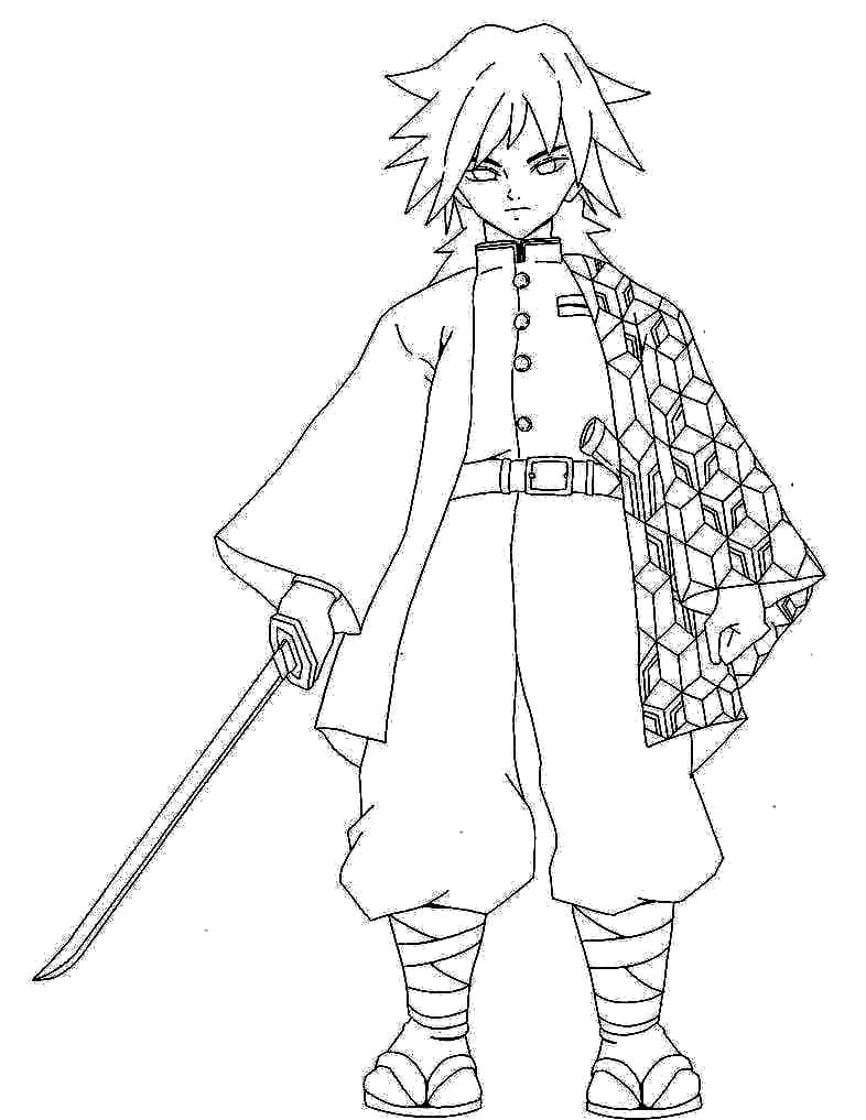 tomioka with sword
