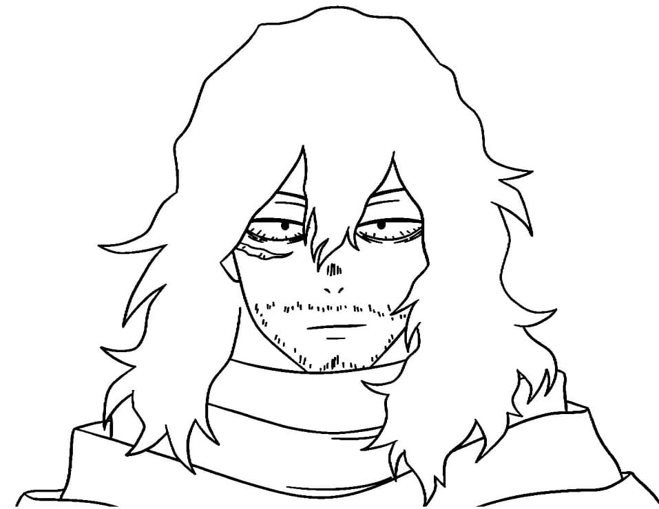 awesome shota aizawa Coloring Page - Anime Coloring Pages