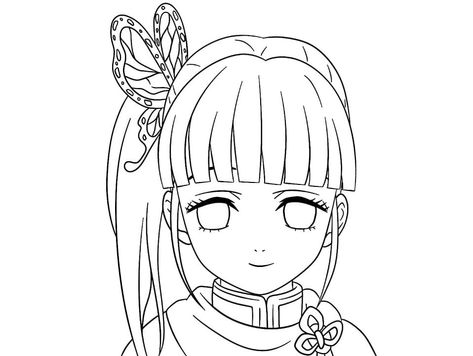 cute kanao tsuyuri Coloring Page - Anime Coloring Pages