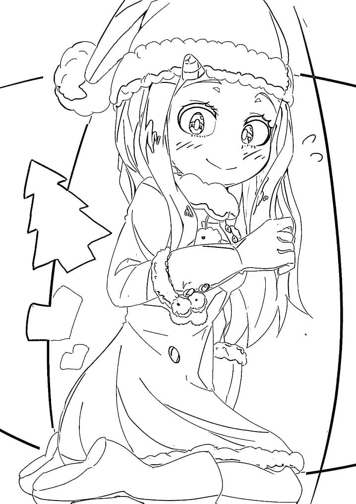 Top 125+ christmas anime coloring pages latest - in.eteachers