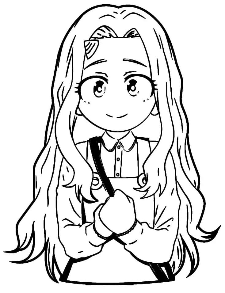 Printable Eri Coloring Pages - Anime Coloring Pages