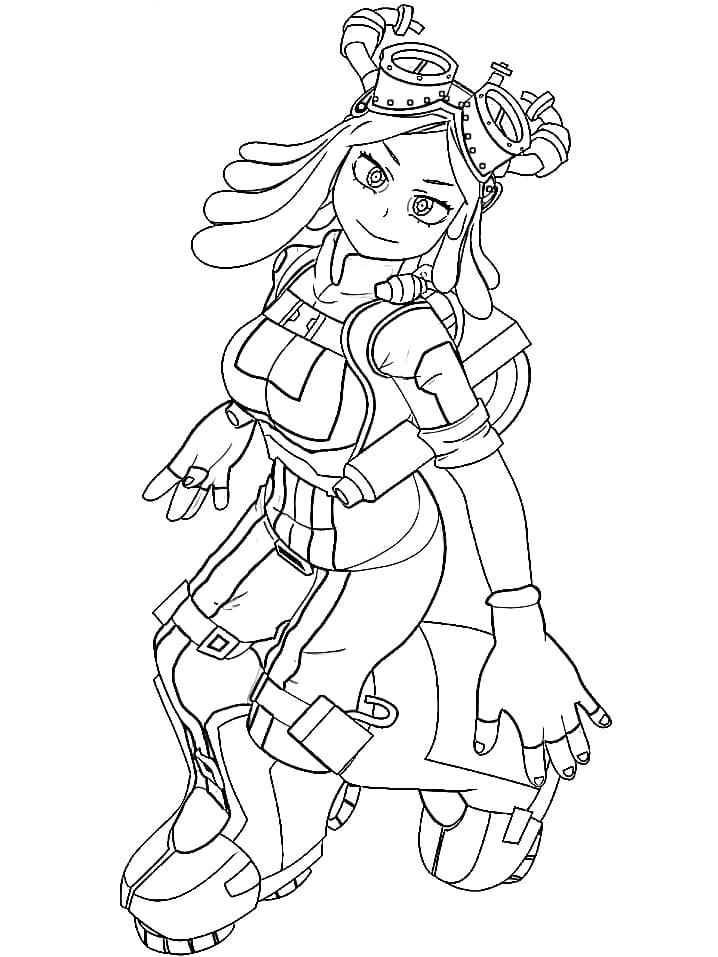 Printable Mei Hatsume Coloring Pages