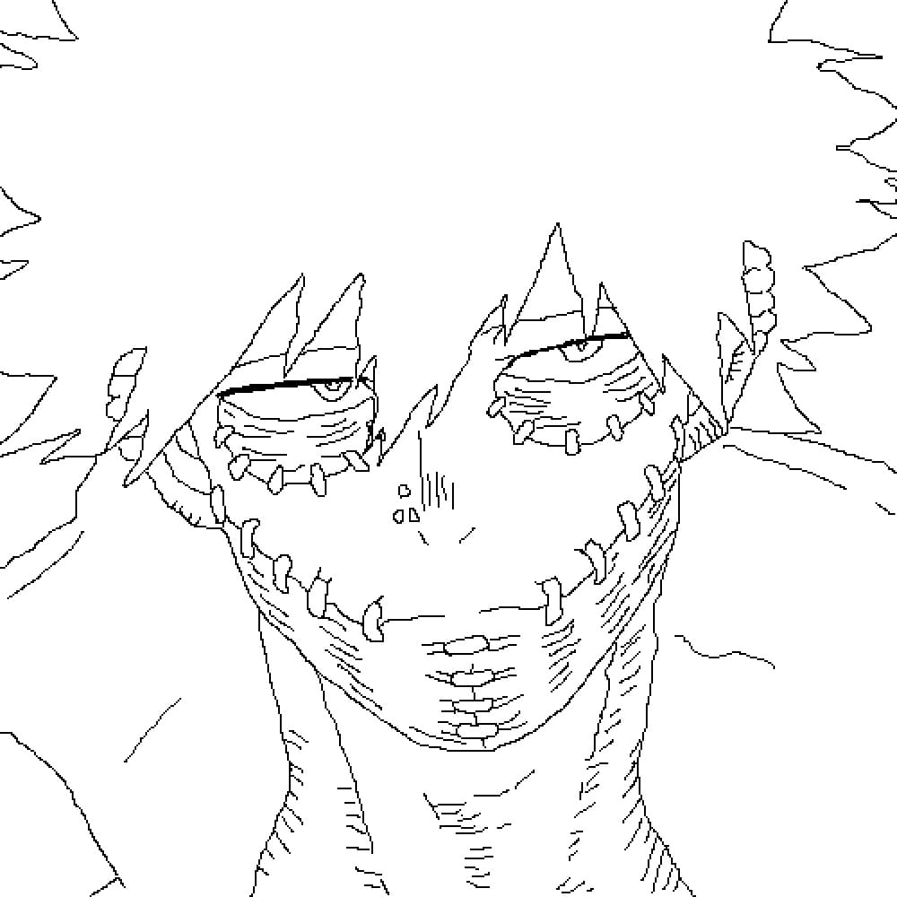 Dabi 5 Coloring Page - Anime Coloring Pages