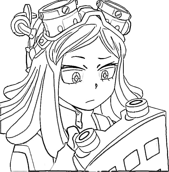 Hatsume Mei Coloring Page - Anime Coloring Pages