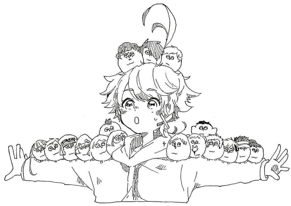 Cute Emma in The Promised Neverland
