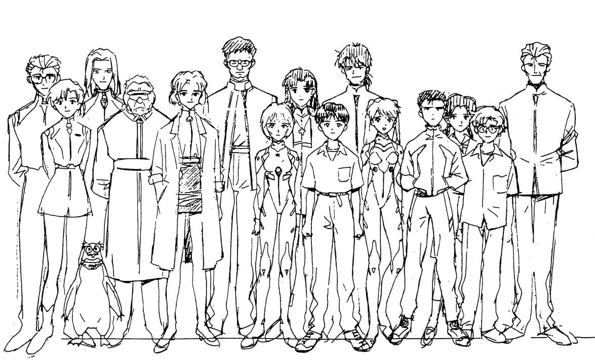 Neon Genesis Evangelion's Characters