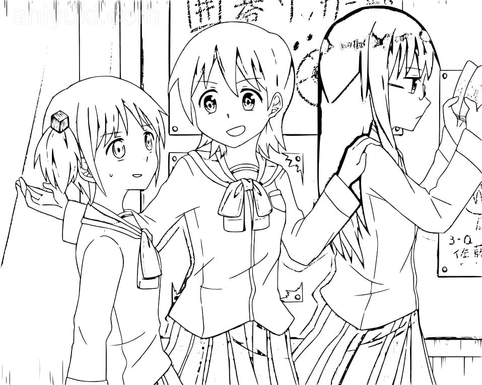 Nichijou Anime Girls