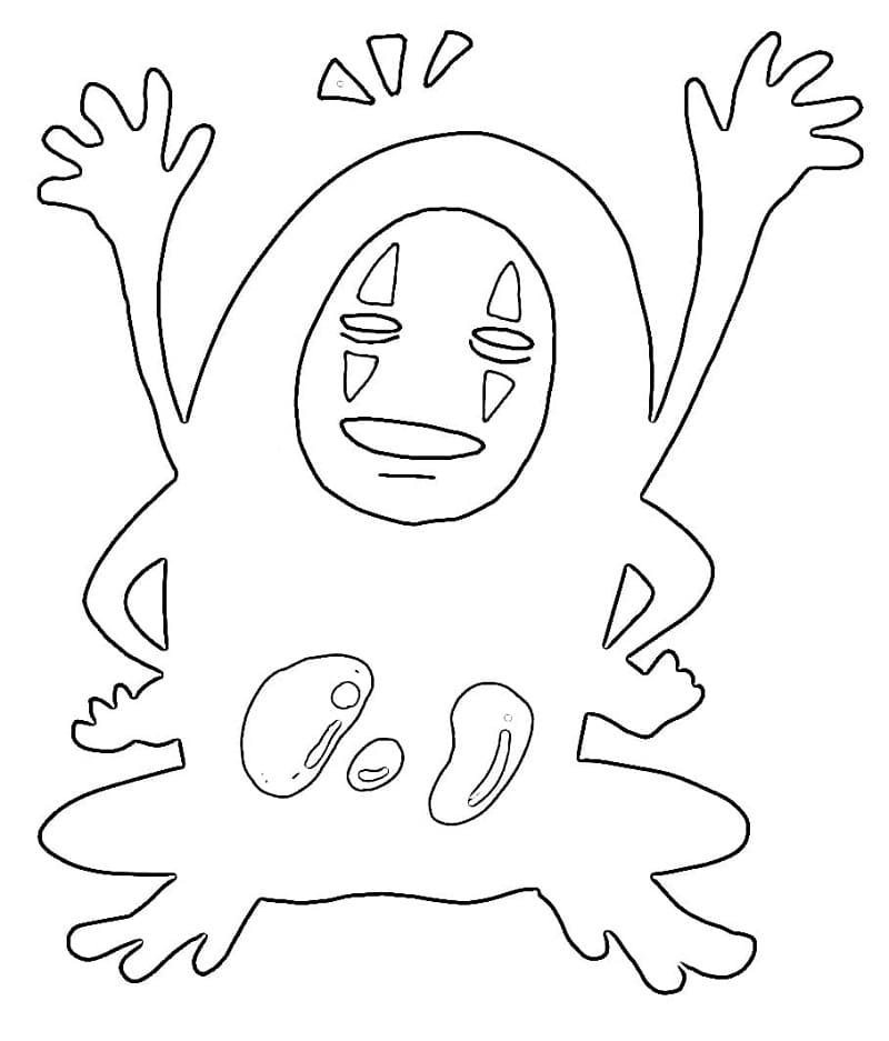 Printable Spirited Away Coloring Pages Anime Coloring Pages