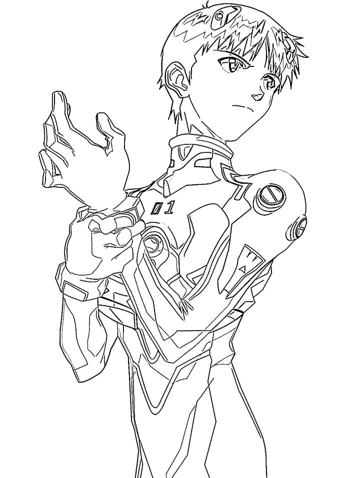 Shinji Ikari from Neon Genesis Evangelion
