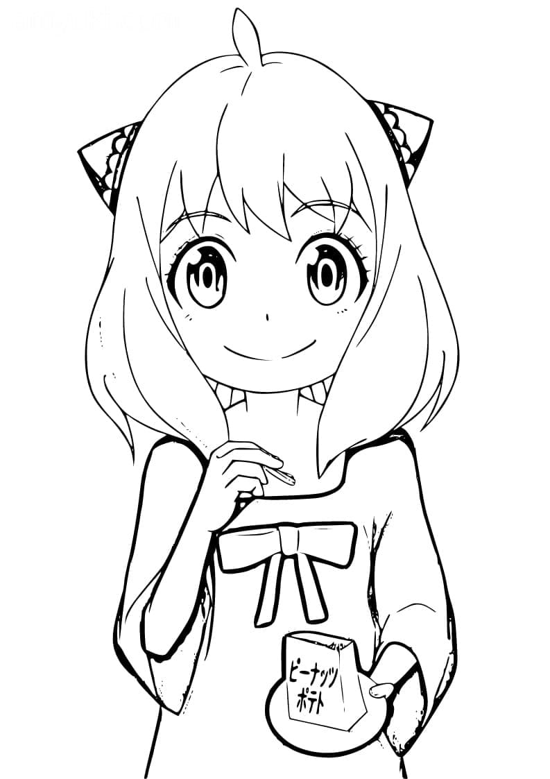 Spy X Family 6 Coloring Page Anime Coloring Pages
