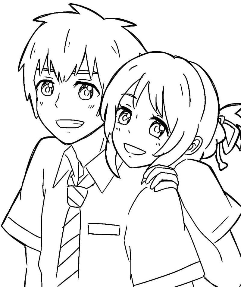 Anime Your Name Couple